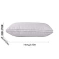 thumbnail image 3 of Yhmxh Bedding Super Soft Weave Pillow Standard Size 19 X 29 In Breathable Friendly Pillow Decorative Weave Pillow Skin-friendly Throw Blanket Machine Washable Microfiber Bed Sheet Set, 3 of 6