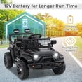 thumbnail image 3 of OLAKIDS 12V Ride On Truck, Battery Powered Electric Vehicle for Kids with Remote Control, Foldable Reflective Mirror, Spring Suspension, 3 of 9