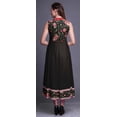 thumbnail image 4 of Bimba Black4 Robe Anarkali Florale pour Femmes Kurti Imprimée Ethnique Indienne Longue Kurta Robe de Soirée Moyen, 4 of 6