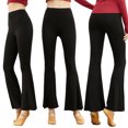 thumbnail image 2 of Women Yoga Pants Modal Flared Bottom Soft Lounging Training Pants, 2 of 8