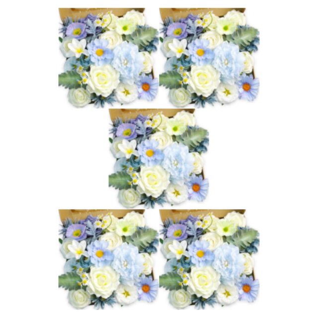Wweixi Whimsical Blooms Low Maintenance Artificial Flower Collection Realistic 23new style LH006 5Set