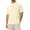 Beige, variant on 2025 Men's Linen Solid Color Black Shirt Short Sleeve Crew Vintage T-Shirts Neck Beach Top Vintage Workout Shirts for Men T Shirt for Men