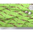 thumbnail image 2 of Soimoi Velvet Fabric Colorful Bird Printed Craft Fabric by the Yard 58 Inch Wide, 2 of 3