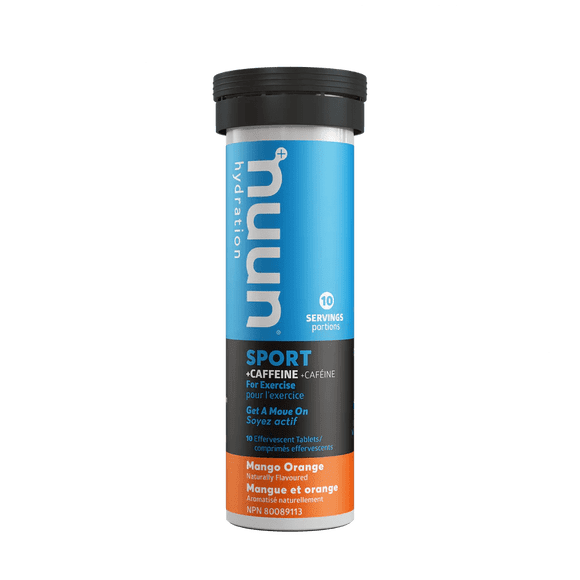 Nuun Sport avec Tablettes d'Hydratation à la Caféine