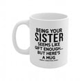 thumbnail image 2 of Dvkptbk Mug Sisters Ceramic Coffee Mug Kitchen Gadgets, 2 of 5