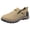 Khaki, variant on XIMIN Mens Loafers Leather Slip on Shoes Non Slip Casual Comfort Soft Moccasin Daily Flats Driving Comfortable Shoes Lightweight Orthopedic Walking Shoes (10.5, Black)