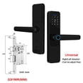thumbnail image 2 of Smart Door Lock with Handle Keyless Entry Door Lock for Front Door WIFI Lock Smart Life Free App Remote Control Door 35-120mm ,Easy Installation, 2 of 5