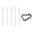 thumbnail image 1 of Recharges de Remplacement pour S Pen pour S24 Ultra - Lot de 5, Options Noir/gris Incluses, 1 of 8