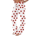 thumbnail image 1 of fatyb Lounge Pants for Women Printed Pajama Pants with Drawstring Womens Comfortable Wide Leg Pants, 1 of 5