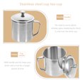 thumbnail image 3 of Milisten 550ML Stainless Steel Coffee Tea Cup Portable Fashion Water Cup with Handle and Lid for Family, 3 of 6