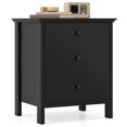 thumbnail image 1 of Gymax Table de Nuit avec 3 Tiroirs pour Chambre, Coffre de Rangement Compact, Côté de Sofa Moderne, 1 of 10