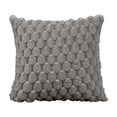 thumbnail image 1 of Bdday Pillow Covers Weaving Snowflake Velvet Solid Color Pillow Office Sofa Lumbar Support Pillow Bedside Support Pillowcase Cushion Outdoor Pillow Covers, 1 of 7