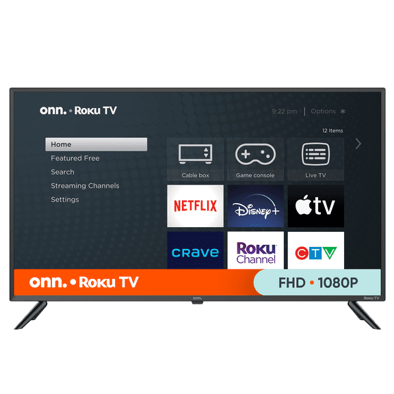 Téléviseur intelligent de 102 cm (40 po) 1080p FHD Roku onn. (100058007-CA)