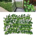 thumbnail image 1 of Expanding Trellis Garden Screening Fence Privacy Screen Artificial Ivy Leaves, 1 of 5