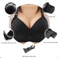 thumbnail image 3 of UPPADA Sales Today Clearance Items Full Coverage Plus Size Bra Convenient Front Button Bras Cool Liftup Bra Super Gather Wireless Push-Up Bra Lifting Bras Breathable Underwear Bra, 3 of 6