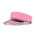 thumbnail image 2 of GDREDA Hats for Woman Fashion Women Solid Color Sun Protection Topless Transparent Baseball Visor Cap，Pink, 2 of 2