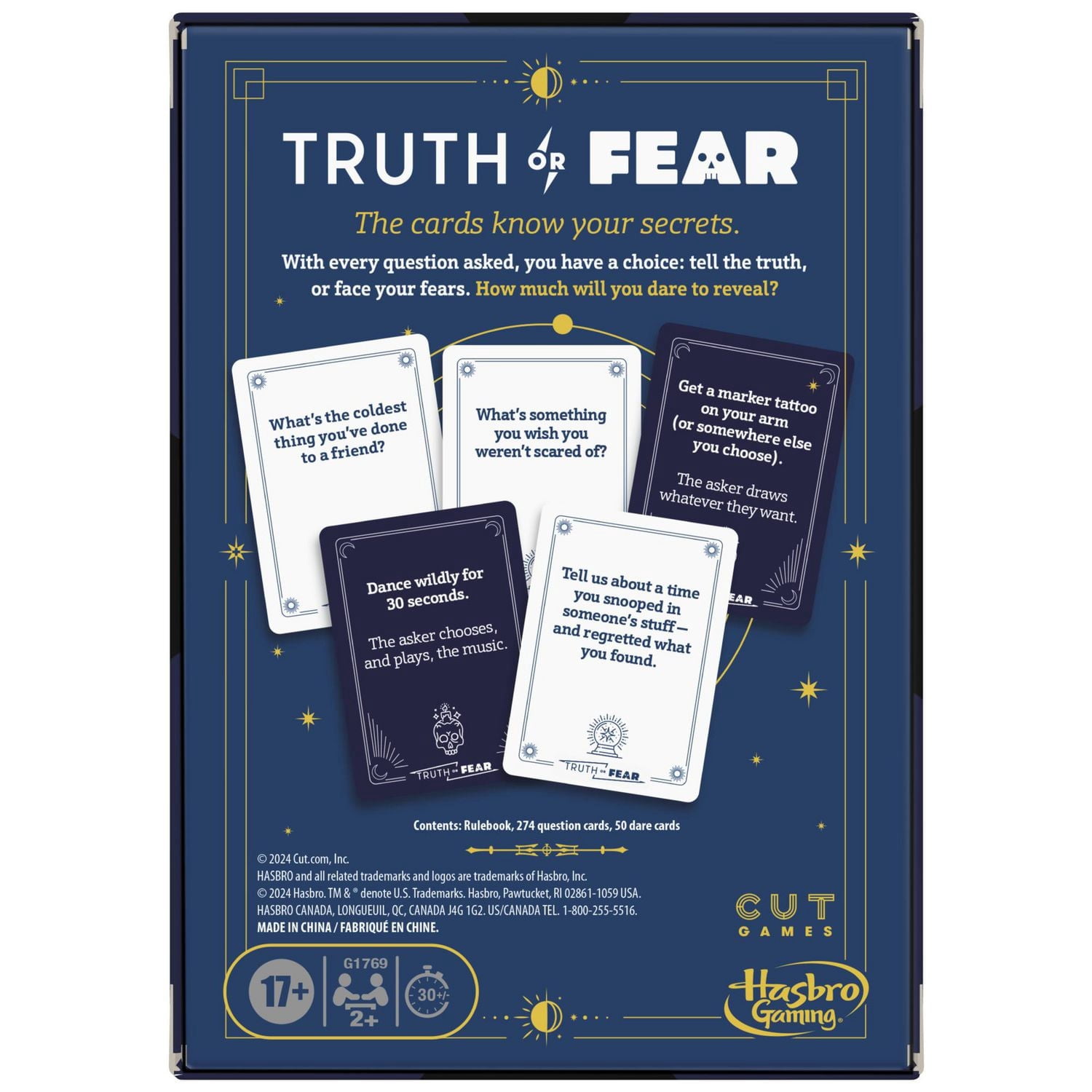 Turth or Fear, jeu de groupe, à partir de 17 ans