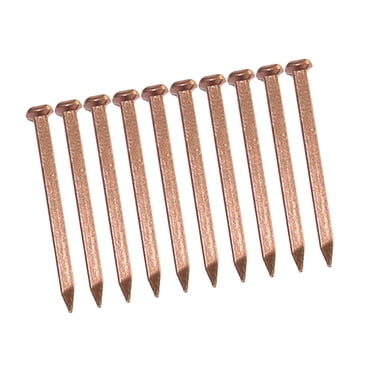 simhoa 10 Pieces Hardware Copper Nails for DIY Hobbies Home Improvement Landscaping 50mm