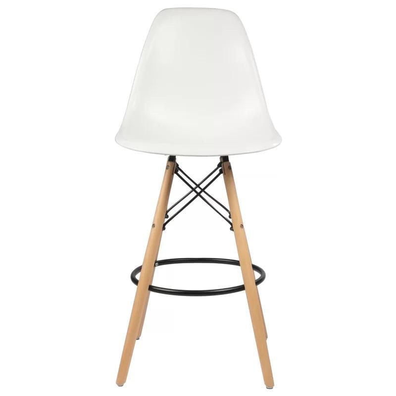Eiffel Stool Natural Wood Legs 26″