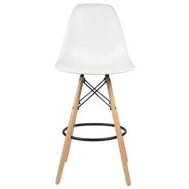 Eiffel Stool Natural Wood Legs 26″