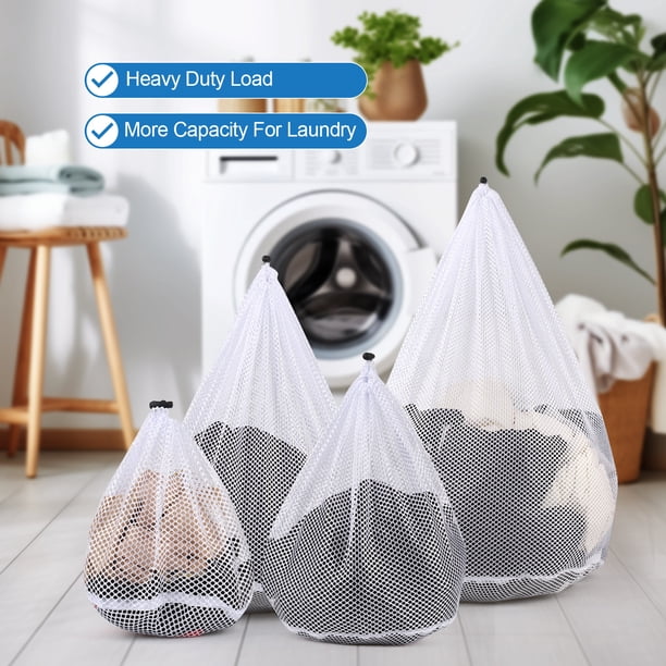 Okaka 4Pcs Mesh Laundry Bags Mesh Wash Bags for Clothes,Underwear