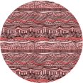thumbnail image 1 of Ahgly Company Tapis d'Intérieur Lavables en Machine Pastel Transitionnel Rose, 3' Carré, 1 of 7