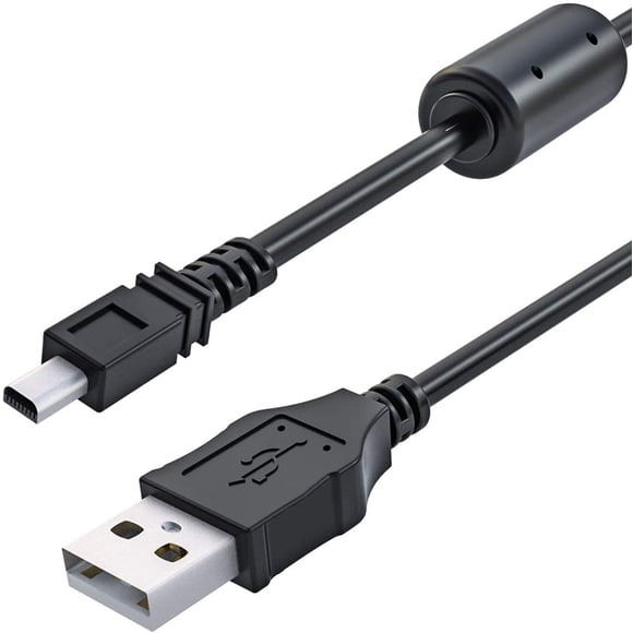 UC-E6 USB Cable, 3-Feet USB Mini-B Universal Digital Camera Data Transfer Cord Charger Cable Compatible for Nikon CoolPix, L, D, P, Series Digital Camera