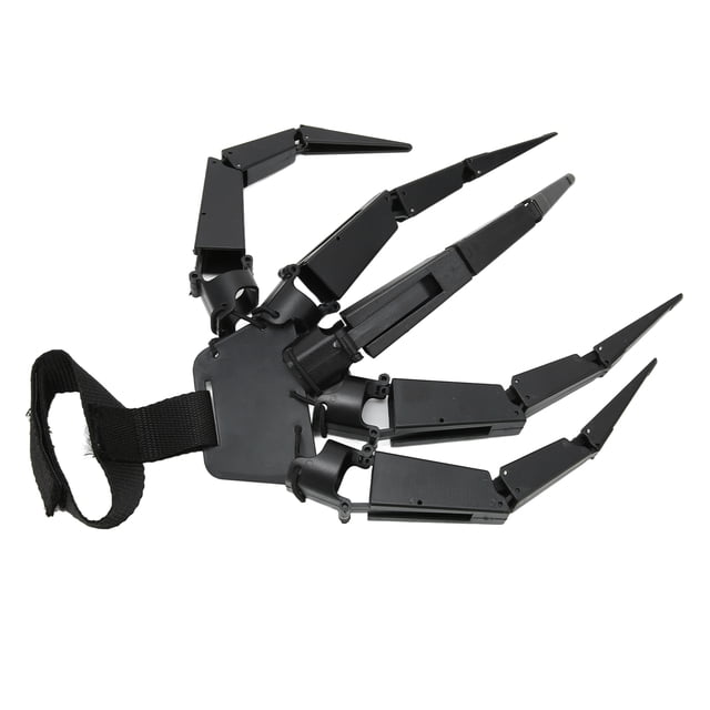 Gants de Cosplay d'Halloween pour Doigts, Articulations Flexibles Réutilisables Durables, Doigts Articulés Réalistes et Effrayants pour Cosplay, Décoration de Fête Main Gauche, Main Droite