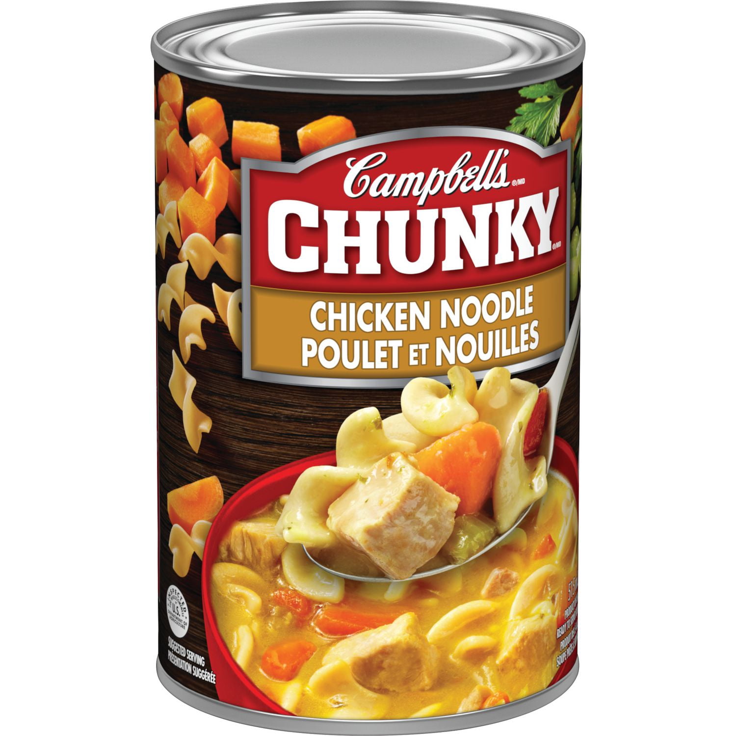 Campbell's® Chunky® Soupe Poulet et Nouilles Prête à Servir, Stable à la Température Ambiante