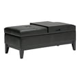 thumbnail image 1 of Simpli Home Oregon Storage Ottoman Bench with Tray, 1 of 6