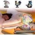 thumbnail image 3 of 3d Vintage Animal Table Lamp, Resin Stacked Night Light, Bohemian Resin Animal Table, 3 of 5