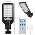 thumbnail image 3 of MesaSe LED Solar Street Light 2.5W Solar Wall Light w/1200mAh Battery IP65 Waterproof Motion Sensor Light 3 Lighting Modes Parking Lot Light w/Remote Control, 3 of 8