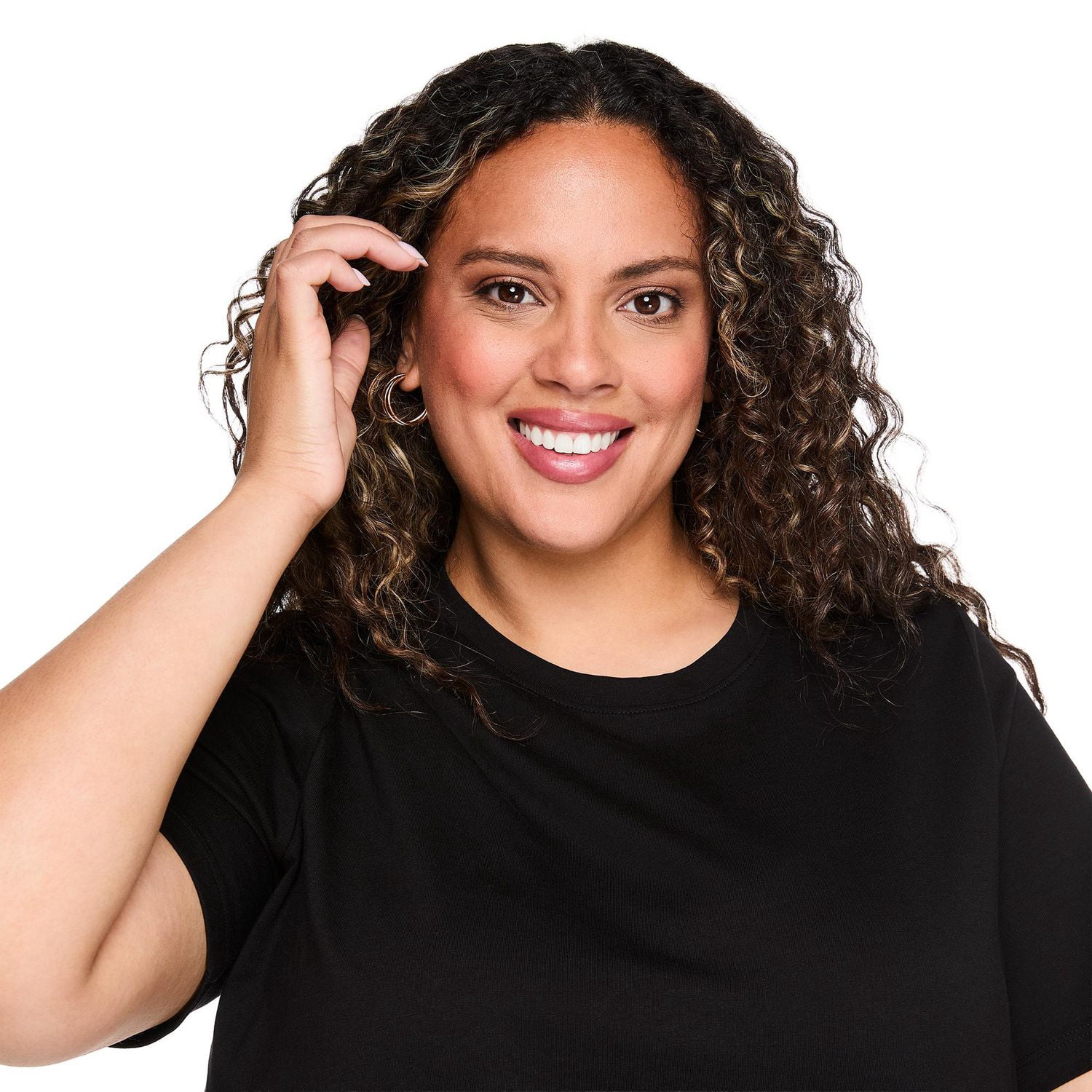 T-shirt à encolure ras du cou Lane Bryant Plus pour femmes