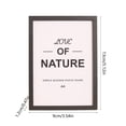 thumbnail image 3 of Wooden Photo Frame – Lightweight Wall Hanging & Desktop Display for Home and Office Decor, Compact 5.12in Memory Showcase (Easy Photo Swap, Durable & Versatile) Black, 3 of 6