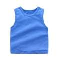 thumbnail image 1 of TZEWGL Sports Dance Ballet Gymnastics Dancewear For Girl Boy Soild Sleeveless Racerback Crop Tank For Newborns size 3-4T, 1 of 2