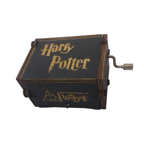Easy-life Home Classic Harry Potter Music Box Creative Hand Cranked Wooden Music Box