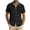 Black, variant on Zshosam Shirt Men Men's Short Sleeve Dress Shirts Stretch Stain Business Casual Button Down Shirts Solid Wedding Tops Size L,(White L)