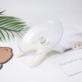 thumbnail image 3 of tredstone Roue d'Exercice en Plastique pour Hamsters Hérissons Pas de Bruit Interactif Blanc, 3 of 6