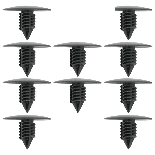 KAKOWELY Auto Trim Clips 10pcs Auto Trim Clips 7703077435 Wheel Arch Clips Plastic Rivet Fastener Car Bumper Push Clip Car Push Clip Rivet1.42"X1.42"X0.98"