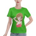 thumbnail image 1 of T-Shirt Basique à Manches Courtes pour Femmes Detective Conan Haihara Ai, 1 of 6