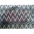 thumbnail image 4 of oneOone Cotton Silk Fabric Chevron Ikat Printed Fabric 1 Yard 42 Inch Wide, 4 of 4