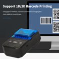 thumbnail image 4 of Printer, Portable 58mm Thermal Label Maker Wireless BT Mini Label Printer Barcode Printer with Rechargeable Battery Compatible with Android, 4 of 8