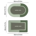 thumbnail image 3 of Dvkptbk Bath Set of 2 Bathroom Rugs Bath Mat Non Slip Absorbent Stain Resistant Quick Dry Washable Bathroom Rug Bath Mats for Bathroom Floor Tub Sink Shower Mat Easy Care Green 16"x24", 3 of 8