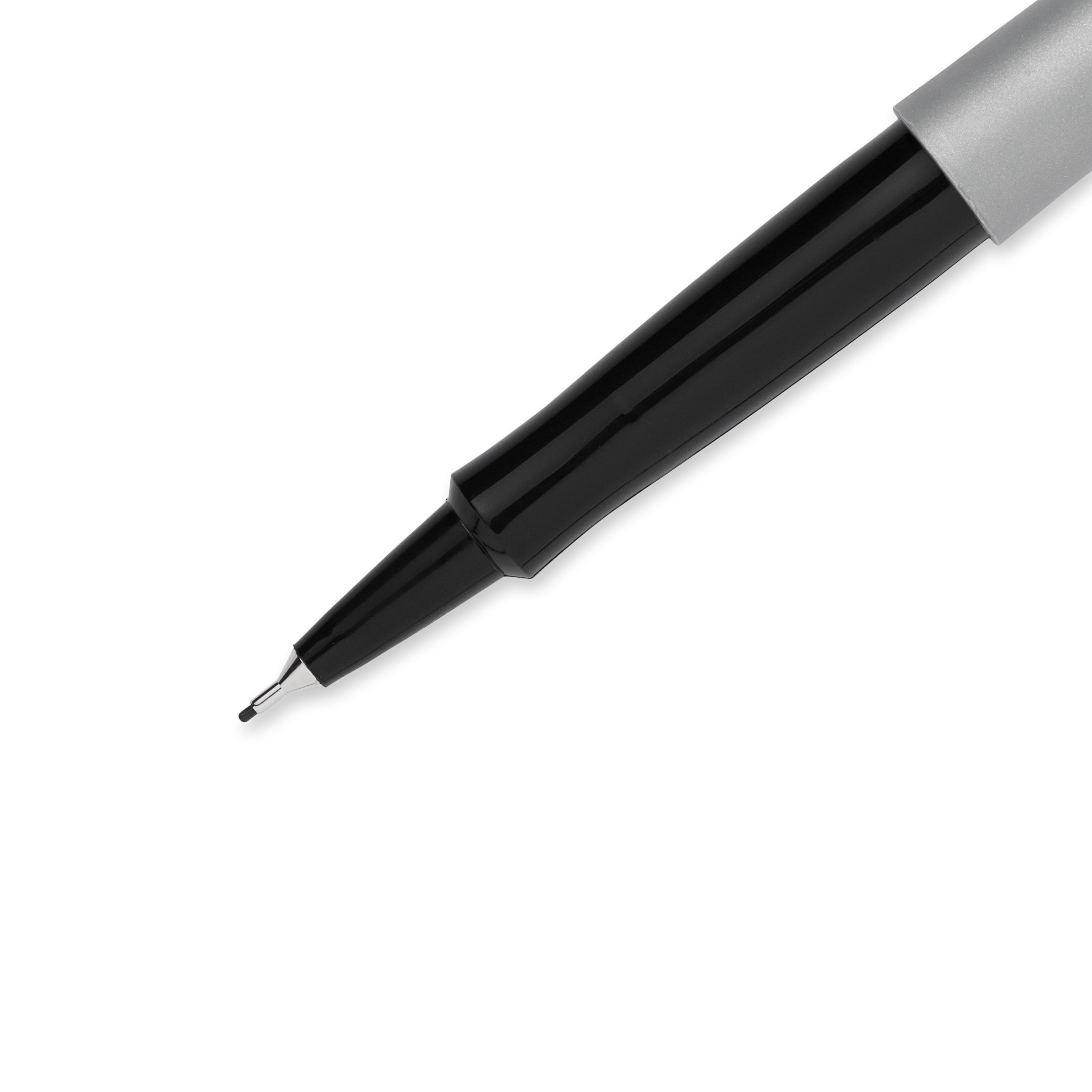 Stylos feutres Paper Mate Flair, pointe ultra-fine (0,4 mm), couleurs assorties, 12 unités