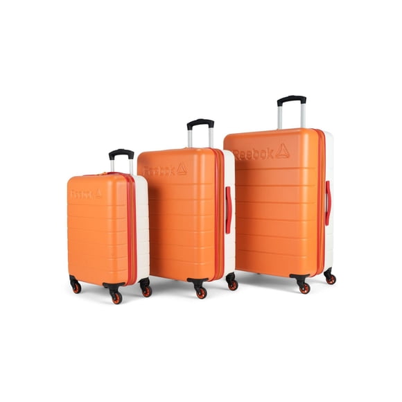 Reebok- Double Dribble Collection - 3 piece hardside set luggage nested