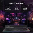 thumbnail image 3 of ASUS ROG Strix Scar 15 Gaming Laptop, 15.6" QHD 240Hz Display, Intel Core i9 12900H, 32GB DDR5, 1TB SSD, NVIDIA GeForce RTX 3070 Ti, Per-Key RGB Keyboard, Wi-Fi 6E, Black, Win 11 Pro, 32GB USB Card, 3 of 9