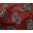thumbnail image 4 of oneOone Silk Tabby Fabric Paisley Block Print Fabric By Yard 42 Inch Wide, 4 of 4