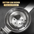 thumbnail image 4 of Compact 304 Stainless Steel Hand Juicer with Anti-Slip Thickened Handle – Efficient Arc Design Manual Press Squeezer for Lemons, Easy to Clean, Mirror-Polished Durable Fruit Juicing Tool for Home, 4 of 7