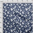 thumbnail image 3 of oneOone Tissu Popeline de Coton Imprimé Géométrique Triangle BTY 56 Pouces de Large, 3 of 5