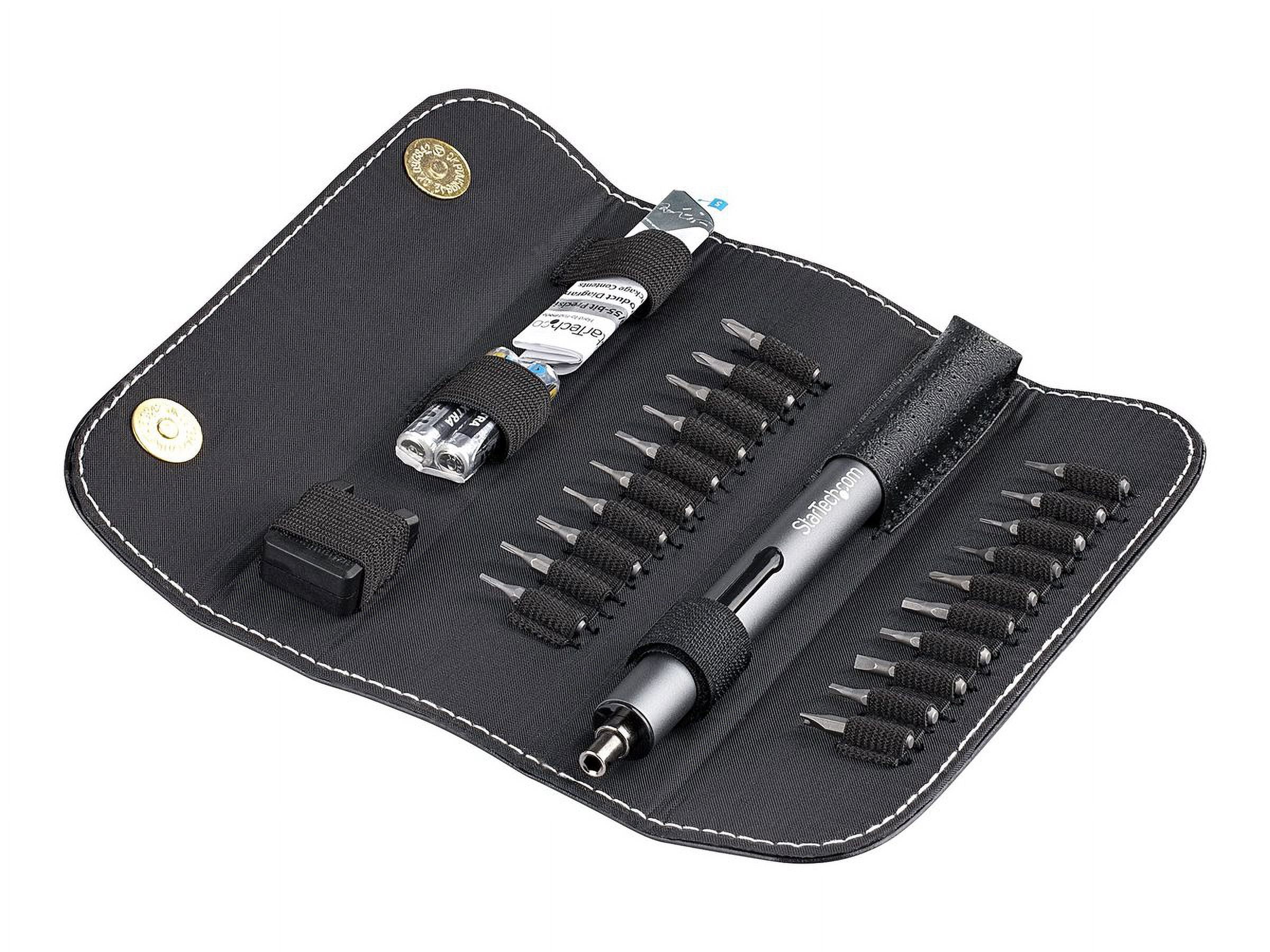 StarTech.com - Electric precision screwdriver - cordless 0.16 in - 3.1 in.lbs - 2 batteries